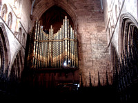 Carlisle Cathedral pipe organ inside